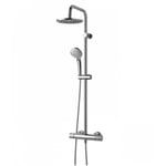 Ideal Standard - Colonne de Douche Avec Mitigeur Thermostatique Idealrain Chromé - A5686AA