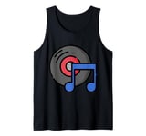 Vinyl Record Player Album Tank Top