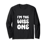 Passover Seder I'm The Wise One Four Sons Matzah Jewish Long Sleeve T-Shirt