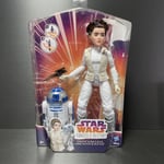 NEW BOX Habro Star Wars 11" Princess Leia Organa and  R2-D2 "Forces Of Destiny"