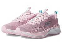 Skechers Girls Baskets, Light Pink Mesh/Mint Trim, 36 EU