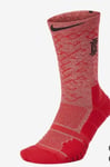 Nike Elite Quick Kyrie Crew Socks Sz UK 8 - 11 EUR 42 - 46 Red Black SX6284 965