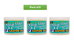 Blue Magic Castor Oil Hair & Scalp Conditioner 12oz 340g ( Pack of 3 )