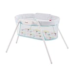 Fisher-Price lit pliable et transportable avec vibrations pour apaiser bébé, sac de rangement inclus, dès la Naissance, GBR67, Multicolore