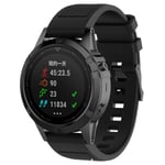 Silikonarmband Garmin Fenix 5/5 Plus Svart