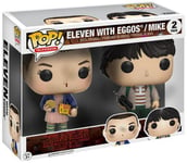 Figurine Stranger Things - 2-Pack Eleven & Mike Exclu Pop 9cm