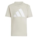 adidas Mixte Enfant Essentials BIG Logo T-Shirt, Wonder Alumina/White, 7-8 Years