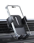 YOSH Car Phone Holder Air Vent, 2024 Ultra-Thin Car Phone Mount with Double-Lock Clips, Durable Mobile Phone Mount for Big Phone Friendly for iPhone 16 15 14 13 12 Pro Max Samsung S24 S23 Ultra Huawei