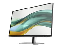 Hp 524Pf - Series 5 Pro - Led-Skjerm - 24" (23.8" Synlig) - 1920 X 1080 Full Hd (1080P) @ 100 Hz - Ips - 350 Cd/M² - 1500:1 - 5 Ms - Hdmi, Displayport - Sølv (Stativ), Kullsort - Smart Buy