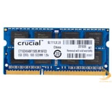 8G Crucial 8GB 2Rx8 PC3L-12800S DDR3L 1600Mhz SO-DIMM RAM Laptop Memory Intel @D