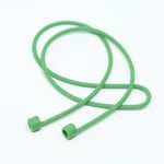 System-S 2x Silicone Holder for AirPods Headphones in Green