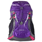 JAM 25L Purple Waterproof Rucksack Air Hiking Camp Hydrate Trek Travel Backpack