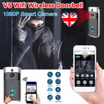 Wireless WiFi Video Doorbell Smart Phone Camera Door Bell Ring Intercom Security