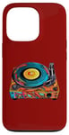 Coque pour iPhone 13 Pro Tourne-disque vintage coloré - Retro Pop Art Vibes