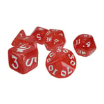 Munchkin Polyhedral Dice Set (Red/White)