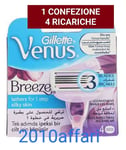 Gillette Venus Breeze 3 Lames Pour Femme - 4 Recharges