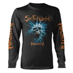 SIX FEET UNDER - HAUNTED BLACK Long Sleeve Shirt Small