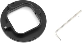 Bague d'adaptation de filtre UV 52 mm pour GoPro HERO 9, bague d'adaptation de filtre d'objectif d'appareil photo en métal pour Go Pro Hero 9 (noir)