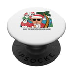 Rendez le pôle Nord chaud à nouveau amusant Trump Hot Cocoa Tropic PopSockets PopGrip Adhésif