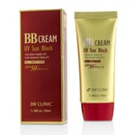 Cream BB aurinkosuojalla SPF 50+ PA+++ 3W Clinic UV Sun Block BB Cream, 50 ml