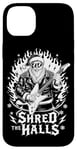 iPhone 14 Plus Shred The Halls Christmas Rocker Santa Rock Guitarist Case