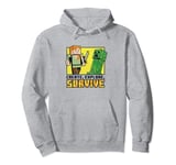 Minecraft Alex & Creeper Create, Explore, Survive Pullover Hoodie