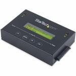 StarTech.com Duplicateur et Effaceur de Disque Dur Autonome 1:1, Cloneur et Effaceur de Disque SATA HDD/SSD, Écran LCD, Conforme TAA, Indépendant du Système d'Exploitation (SATDUP11)