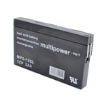 Batterie Plomb 12V 2Ah MP2-12SL Multipower