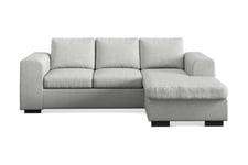 Link Divansofa 3-seter Vendbar - Sofa med sjeselong Grå Scandinavian Choice