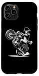 iPhone 11 Pro Napoleon Bonaparte Pulling a Wheelie on a Motorcycle Funny Case