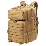 SHANNA Sac a Dos Militaire Tactique 45L, Sac à Dos Chasse Sac à Dos de Trekking, Sac à Dos Armée Molle Assaut Pack Sac à Dos de Combat pour Randonnée en Plein Air Camping Pêche Chasse Escalade