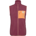 Kari Traa Rothe Fleece Vest Dame - Bordeaux - str. S