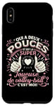 Coque pour iPhone XS Max Super Joueuse de volley-ball Cadeau Volleyball Femme