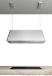 Airforce Gaia 100cm Island cooker hood with soft touch control & Integra ready in stainless steel finish