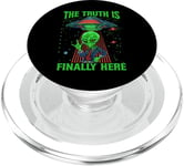 The Truth Is Finally Here - Alien Extraterrestrial Theory PopSockets PopGrip for MagSafe