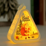 Christmas Led Night Light Portable Battery Powered Hanging Lamp Festival Decor