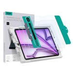 ESR Lot de 2 Verre Trempé pour iPad Air 13 pouces M2 (2024), Film en Protection D'écran avec Plateau D'application Facile, Résistant aux Rayures, Clarté HD