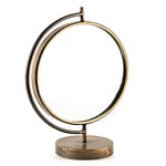 CIAL LAMA Miroir de Table métallique Or Vieilli 43 cm