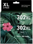 302XL Cartouches d'encre Remplacement pour Cartouche HP 302 XL Noir pour HP DeskJet 3639 3630 3632 Envy 4520 4525 4527 OfficeJet 3831 3833 3830 5232 3835 5220 5230