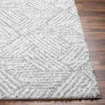 Livabliss Luro Tapis Shaggy Poils Longs - Tapis Salon, Salle à Manger, Chambre Adulte et Ado, Cuisine - Tapis Poil Long Moelleux et Doux, Beige Motif, Tapis Chambre 160x213cm - Crème et Gris Cair