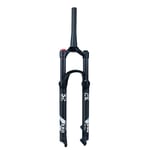 MZPWJD Bike Suspension Forks MTB Fork 26/27.5/29 Inch Cone Tube 1-1/2" Disc Brake Bicycle Forks Travel:110mm Manual/Remote Lockout Black (Color : Cone RL, Size : 29in)