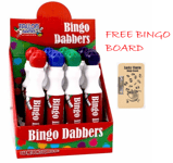 12 X Non Drip Bingo Dabbers Marker Pens (WITH FREE GIFT INCLUDED) LIMITED STOCK