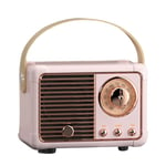 Retro bt -kaiutin vintage fm-radio langaton retrokaiutin vanhanaikaisella klassisella tyylillä voimakkaalla bassoparannuksella