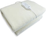 Schallen Double Heated Blanket Fleece Electric Mattress Topper Remote Control