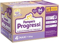 Pampers Progrès Quadpack Taille 4 Paquet Économique De 84 Couches