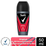 Sure Men Antiperspirant 48H Protection Roll On Deo Original or Sensitive, 50ml