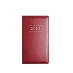 Calendrier 2021 Pocket Planner - Agenda Mensuel Hebdomadaire Gestion du Temps 365 Jours (Couleur: Noir, Taille: B5) Bloc-Notes du Nouvel an