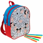 Official Licensed | TSUM TSUM | Colour Your Own Backpack School Bag