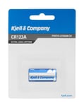 Kjell & Company CR123A Litiumbatteri 1-pk.