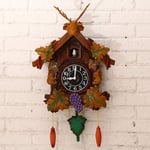 GaoF Horloge à Coucou Traditionnelle forêt Noire Chalet Horloge tête de cerf Horloge Murale décorative Horloge à Quartz décoration Murale Horloge Murale de Style Chalet avec Pendule